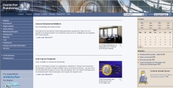 Internetseite des Deutschen Bundestages