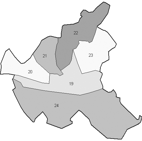 Wahlkreise in Hamburg