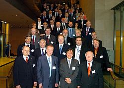 Vorsitzender des Auswärtigen Ausschusses Ruprecht Polenz mit seinen europäischen Amtskollegen