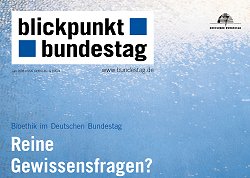 Titelblatt von Blickpunkt Bundestag