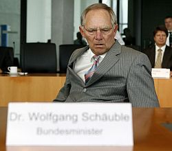 Bundesinnenminister Wolfgang Schäuble (CDU) am 26.06.2008, Klick vergrößert Bild