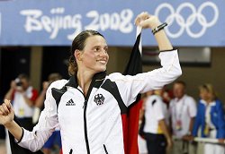 Lena Schöneborn bei den Olmpischen Spielen 2008, Klick vergrößert Bild