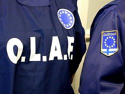 Logo des Europäischen Amtes für Betrugsbekämpfung (OLAF), Klick vergrößert Bild