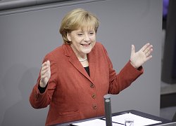 Kanzlerin Angela Merkel (CDU), Klick vergrößert Bild