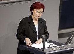 Bundesministerin Heidemarie Wieczorek-Zeul (SPD), Klick vergrößert Bild