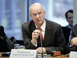 Siegfried Kauder (CDU/CSU), Vorsitzender des 1. Untersuchungsausschusses