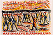 "Arbeiter, Bürger, Bauern, Soldaten aller Stämme Deutschlands vereinigt Euch zur Nationalversammlung", Plakat mit Wahlaufruf. Grafische Gestaltung: Cesar Klein (1876-1954)