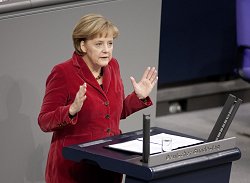 Bundeskanzlerin Angela Merkel, Klick vergrößert Bild
