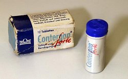 Eine Originalpackung des Medikamentes Contergan.