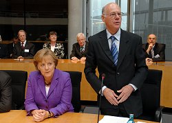 Bundeskanzerlin Dr. Angela Merkel und Bundestagspräsident Prof. Dr. Norbert Lammert
