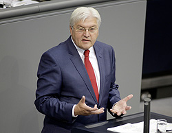 Außenminister Frank-Walter Steinmeier (SPD), Klick vergrößert Bild