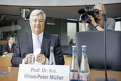 Prof. Dr. h. c. Klaus-Peter Müller vor dem 2. Untersuchungsausschuss