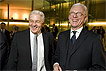 Frank-Walter Steinmeier, SPD-Fraktionsvorsitzender, und Hans-Gert Pöttering, Präsident des Europäischen Parlaments a.D.