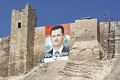Zitadelle in der syrischen Stadt Aleppo