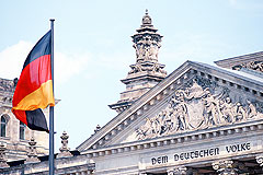 Westgiebel des Reichstaggebäudes