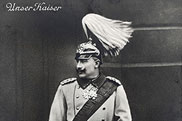 German Emperor William II in uniform, c. 1915. Picture postcard