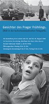 Flyer: Gesichter des Prager Frühlings