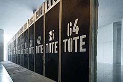 Reste der Berliner Mauer als Teil des Mauermahnmals im Parlamentsviertel