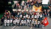 Demonstrationszug gegen die Volkszählung 1983