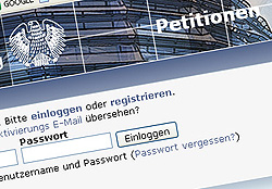 ePetitionen, Klick vergrößert Bild
