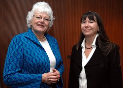 Fischer Boel und Ulrike Höfken, B90/GRÜNE