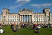 Reichstaggebäude im Sommer