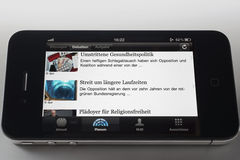 Neu ist ein mobiles Internetangebot des Deutschen Bundestages für Handys und Smartphones