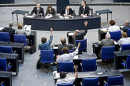 Abstimmung im Plenum des Deutschen Bundestages