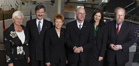 The Presidium of the 17th German Bundestag