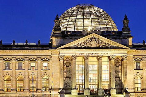 Le bâtiment du Reichstag à Berlin