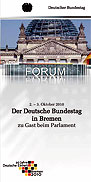 Flyer: Der Deutsche Bundstag in Bremen