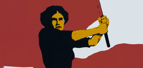 Ausschnitt des Plakats zum Frauentag 1914 (Titel)