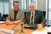 Ernst Hinsken, (re), CDU/CSU ; Martin Dörmann, (li), SPD, ist stellvertretender Ausschussvorsitzender 