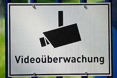 Hinweisschild fr Videoberwachung