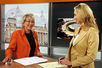 Vorsitzende Eva Bulling-Schrter im Studio
