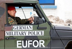 Untersttzen den Friedensprozess in Bosnien und Herzegovina - EUFOR-Soldaten der Bundeswehr