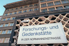 einstigen Zentrale des Ministeriums fr Staatssicherheit (Stasi)