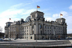 Nord-Ostseite des Reichstagsgebudes