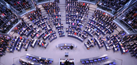 La salle plnire du Bundestag