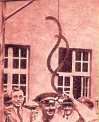 Preuischer Justizminister Hanns Kerrl im Referendarsausbildungslager Jterbog im August 1933