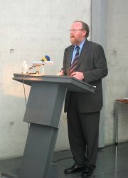 Bundestagsprsident Wolfgang Thierse, Begrung