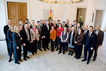 Bundesprsident Christian Wulff und Mitglieder des Ausschusses bei einem Gesprch im Schloss Bellevue (26.01.2011)