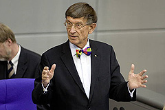 Prof. Dr. Heinz Riesenhuber, Altersprsident des 17. Deutschen Bundestages