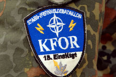 Aufnher KFOR auf Uniformrmel