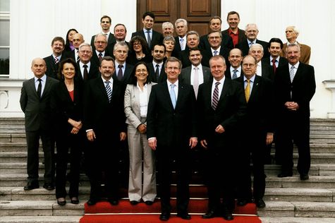 

Empfang des Bundespräsidenten für die Mitglieder des Auswärtigen Ausschusses am 29.09.2010 auf Schloss Bellevue 