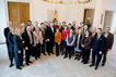 

Bundespräsident Christian Wulff und Mitglieder des Ausschusses bei einem Gespräch im Schloss Bellevue (26.01.2011)