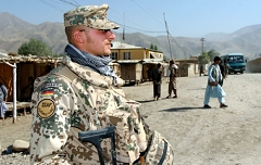 Unterstützung der Sicherheit - ISAF-Soldaten der Bundeswehr