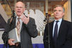 Bundestagspräsident Norbert Lammert und der Präsident der Assemblée nationale, Bernard Accoyer