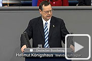 Wehrbeauftragter Königshaus hält Rede zu Jahresbericht 2009 - Video ansehen... - Öffnet neues Fenster