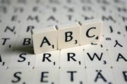 ABC aus Buchstabenspiel